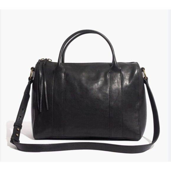 Madewell Bags Madewell Prague Satchel Doctor Speedy Bag Black